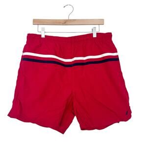 Nautica Red Bathing Suit Sz M